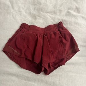 Red ish 2.5 “ hotty hot short shorts